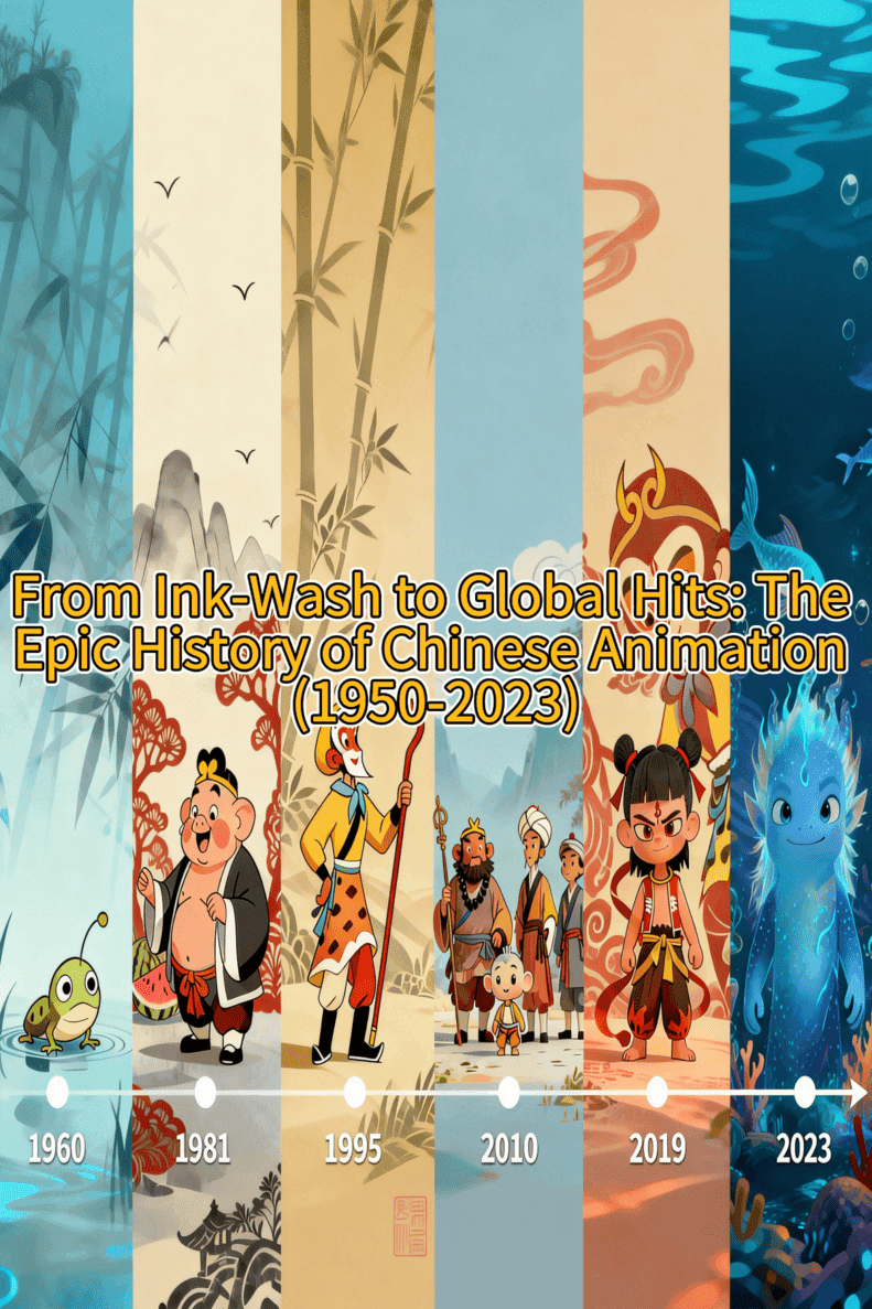 From Ink-Wash to Global Hits: The Epic History of Chinese Animation (1950-2023)